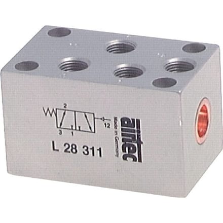 3/2 G1/8'' Luchtgestuurd Ventiel 1-10bar/14-140psi Airtec