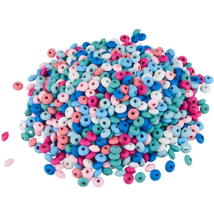 VBS Houten lenzen "Kleuren mix", 250 g