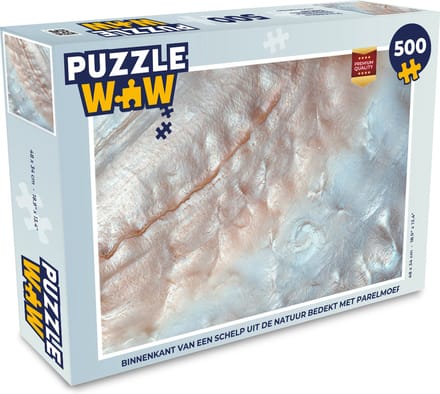 Puzzel Schelpen - Abstract - Natuur - Legpuzzel - Puzzel 500 stukjes