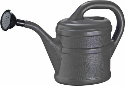 Kunststof gieter 2 liter met sproeikop antraciet