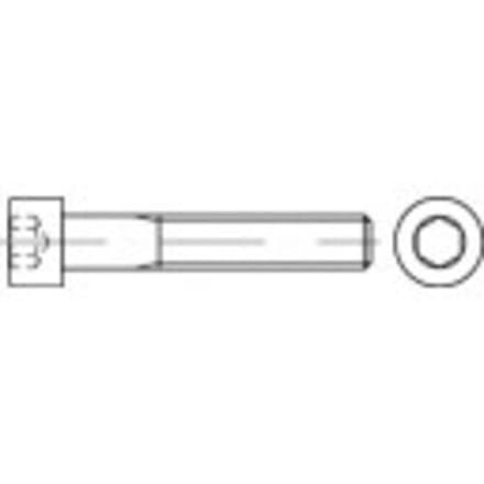 TOOLCRAFT 1061797 Cilinderkopschroeven M2 4 mm Binnenzeskant (inbus) DIN 912 RVS A2 100 stuk(s)