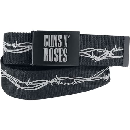 Guns N' Roses Logo Unisex Riem - zwart - Standard