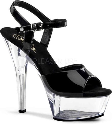 EU 41,5 = US 11 | KISS-209 | 6 Spike Heel P/F Sandal