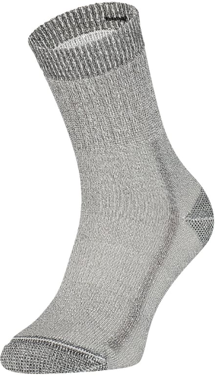 Eureka zachte merino wollen wandelsokken S7 - unisex - grijs - maat 35-38
