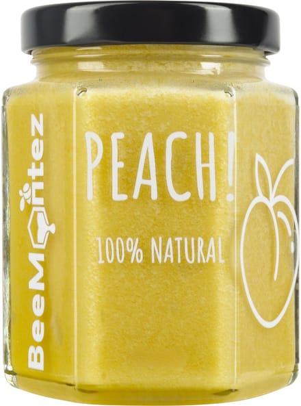 BeeMontez PEACH! - Pure honing met perziken - 100% Natural