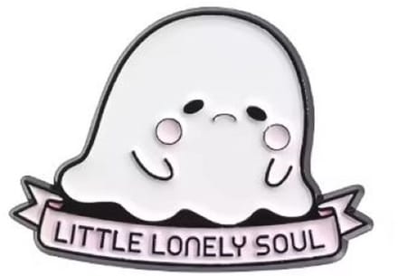 Pin Broche - enamel pin - kledingspeld - Lonely soul spook