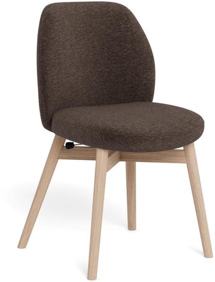 Eetkamerstoel Oswin Apia Bruin Set van 2 - Giga Living