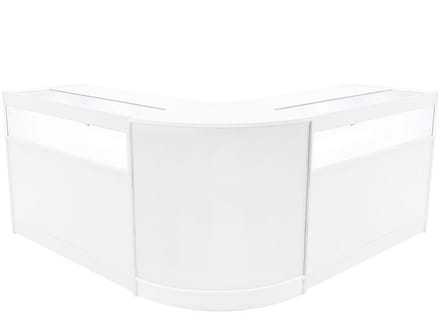Iris led winkel toonbank set - wit - cm60 & 2xb1200 - 3-delige bundel