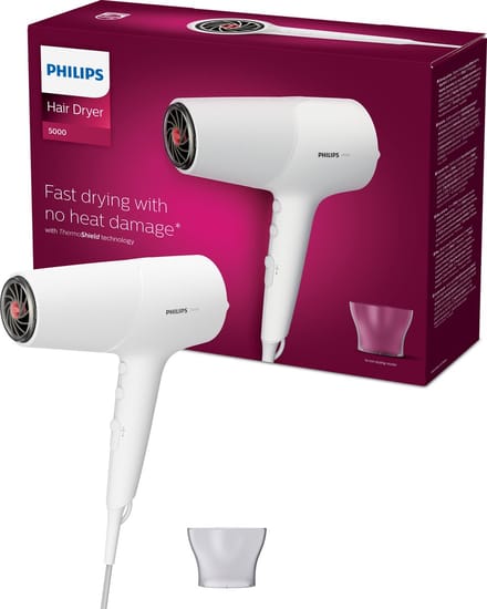 Philips Series 5000 - Föhn - Haardroger - Wit - BHD500/00