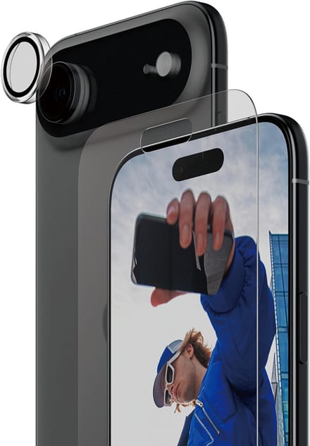 PanzerGlass Classic 2 in 1 bundel iPhone Air screen en camera protector