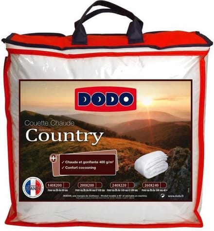 Dekbed DODO DODOCOUNTRY22 Wit 400 g /m² 220 x 240 cm