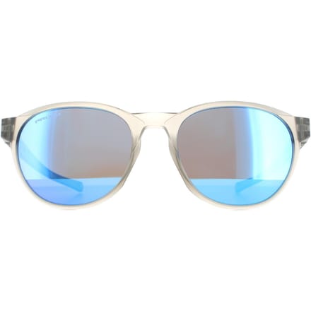 Oakley Ronde Mannen Matte Grijs Ink Prizm Sapphire Reedmace