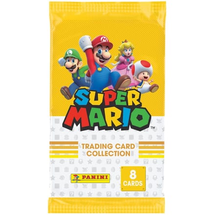 Super Mario Trading Card Booster 8 cards