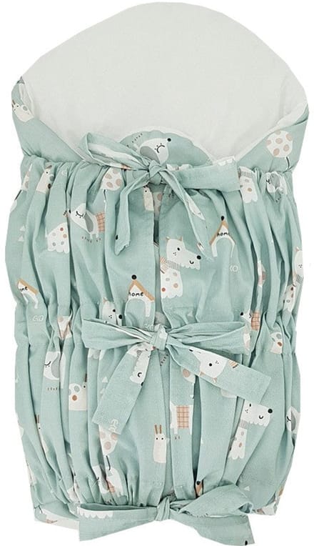 Printed Cotton Swaddle Blanket - Dogs
