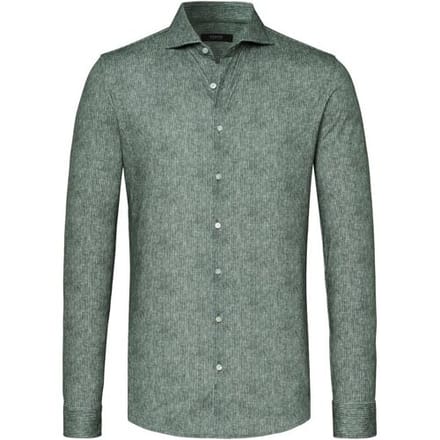 Desoto Luxury Overhemd Luxury Hai Small Line Groen / male