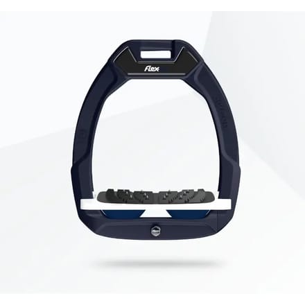 Veiligheidssporen Paardrijden Ingelijnd Ultra Grip Groen/Wit/Marine Flex-On Safe-On
