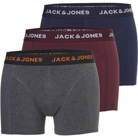 Jack & Jones Heren boxershorts trunks jacblack friday multicolor 3-pack