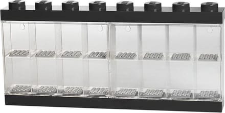 Opbergbox Minifiguur 16, Zwart - LEGO