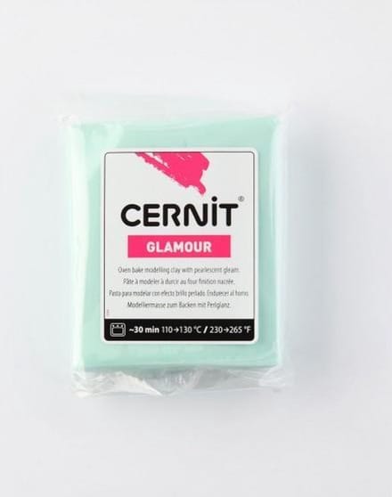 Boetseerklei lichtgroen - Cernit Glamour 56g light green