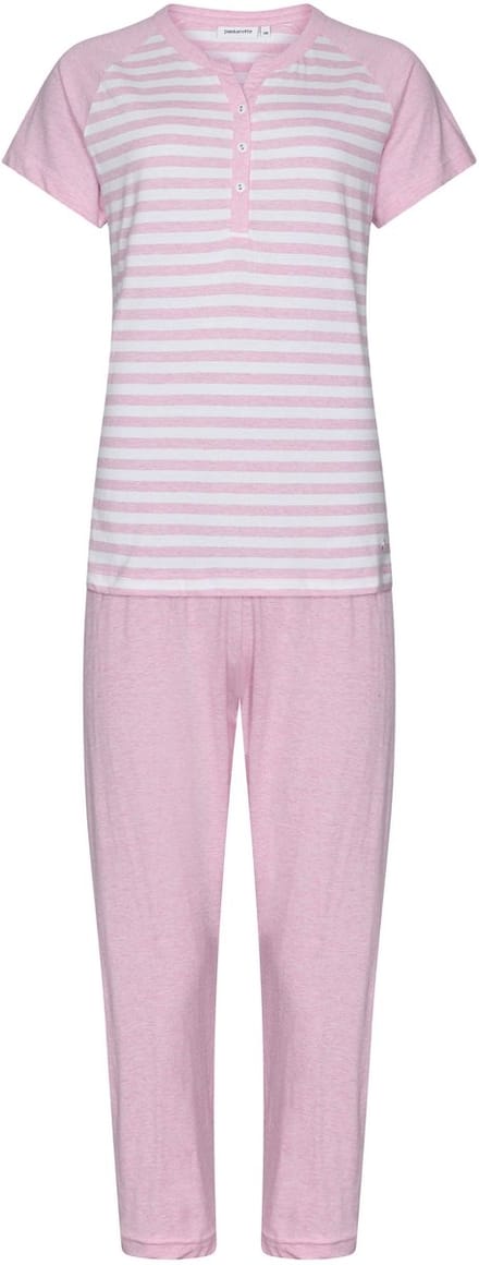 Pastunette Pyjama Pink Dream - Roze/Wit gestreept - Katoen - Maat 48
