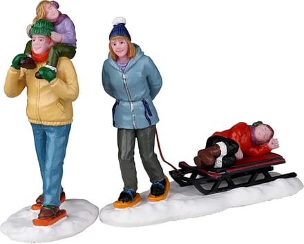 Lemax - 'Long Day Snowshoeing' - Figuur