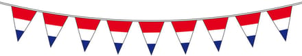 Vlaggenlijn rood wit blauw - 10 meter