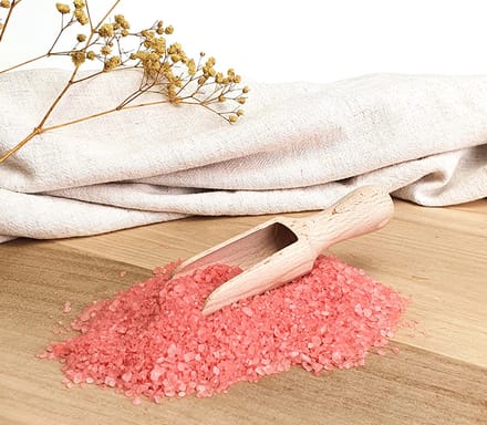 Badzout - koraal - 1 kg - badkristallen - rood - roze