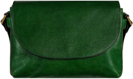 Groene Leren Crossbody Tas voor Dames – Sophie