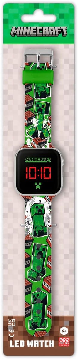 Disney Minecraft LED Horloge