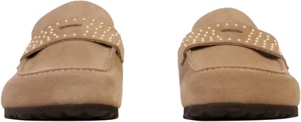 Noga Gassirette leren mocassin-pantoffels met studs
