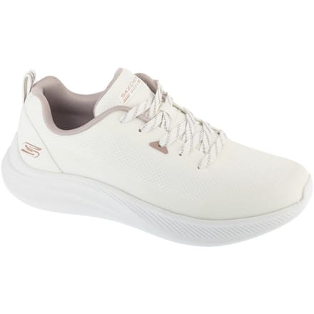 Skechers BOBS Moda Flex Textiel Dames Witte Sneakers
