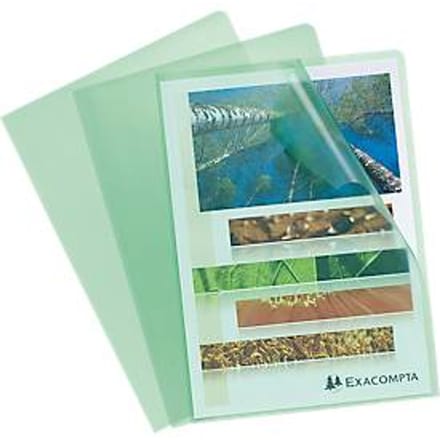 Exacompta documenthouder, DIN A4, gekorreld, 100 stuks, groen