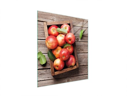 TMK ArtDeko Serie - Snijplank van glas - 45x52 cm - Motief: Appels