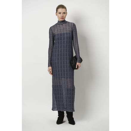 Dante6 Unique Lace Maxi Dress Ash Blue Größe: S | Maxikleider Outlet | Damen | Blau