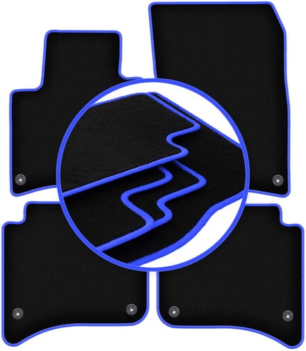 CARLUX-BLUE automatten voor: Porsche Cayenne II SUV (2010-)