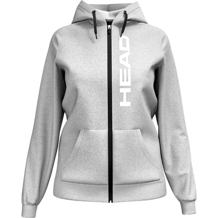 HEAD Club Original Full Zip Sportjas Dames-Lichtgrijs