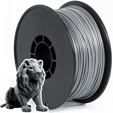 3D&Print PLA Filament 1,75mm - 3d Pen Navulling Vullingen Kinderen - Speelgoed 10 Jaar - Zilver - 250 Gram