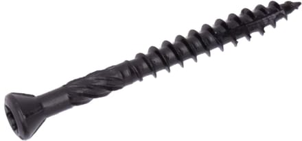 WOODIES® Ultimate Potdekselschroef Torx RVS A1 Zwart 5x40 Deeldraad VE=200 - 61971371
