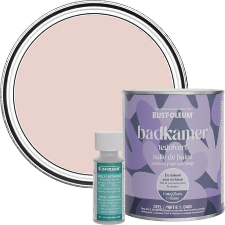Rust-Oleum Roze Badkamer Tegelverf Hoogglans - Roze Champagne 750ml