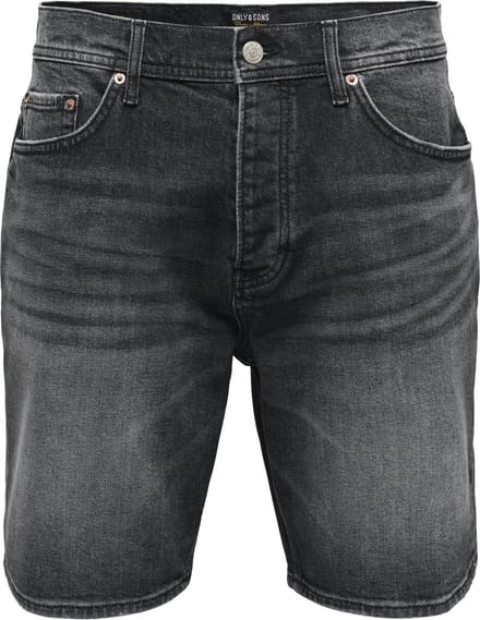 ONLY&SONS - ONSEDGE PERF WB 6968 DOT DNM SHORTS NOOS - Heren - Bermuda shorts