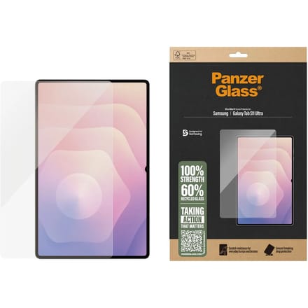 PanzerGlass Ultra Wide Fit Screenprotector geschikt voor Samsung Galaxy Tab S11 Ultra