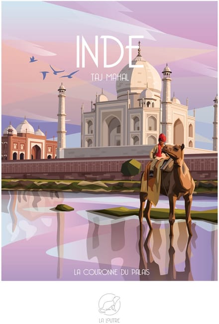 La Loutre puzzel Taj Mahal - 1000 stukjes puzzelspel.