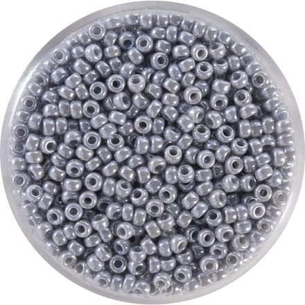 9660-794 Jap. Miyukirocailles - 2,2mm - pearl grey - 12 gram