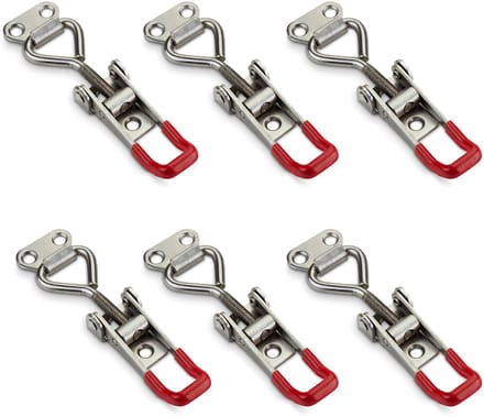 Set van 6 JUNKER spansluiting M5 (houdkracht 165kg) RVS SS304 verstelbaar spansluiting