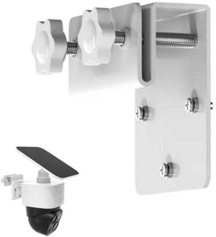 PromoHome Dakgoothouder voor Eufy Security SoloCam S340, Aluminium, Weerbestendig, Buitencamerahouder