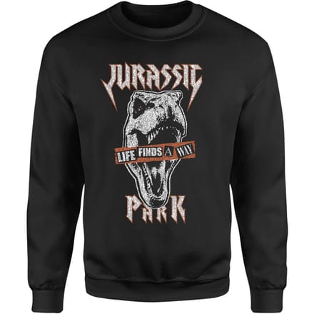 Jurassic Park Rex Punk Sweatshirt - Zwart - S