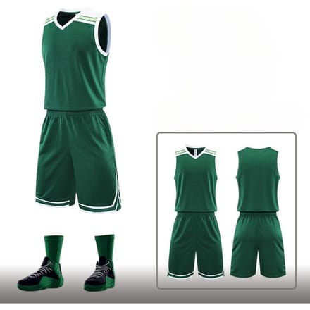Basketbal Uniform Set Kinderen Volwassenen Basketbal Jersey Jongens Training Team 3XS