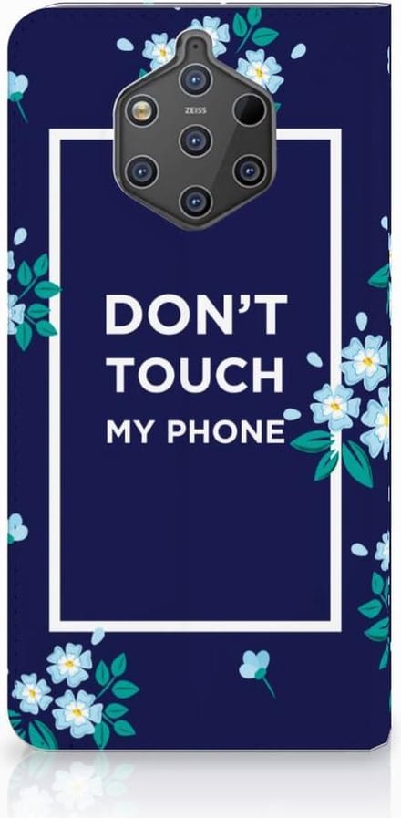 Nokia 9 PureView Design Case Flowers Blue DTMP