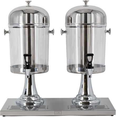 HCB® - HCB Sapdispenser RVS / INOX – 2 x 8 liter – Horeca - 5 kg - 3484