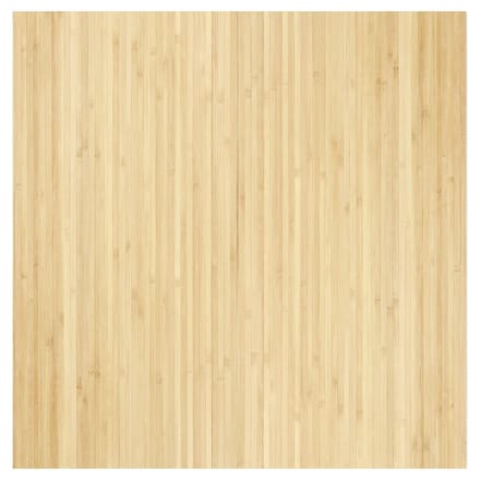 vidaXL - Vloerkleed - rechthoekig - 100x100 - cm - bamboe - lichtnaturel
